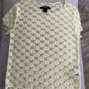 Flower see through top